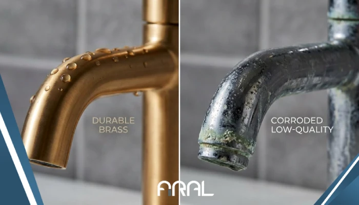 مقاومت شیرآلات برنجی در برابر خوردگی، زنگ‌زدگی و رسوبات آب